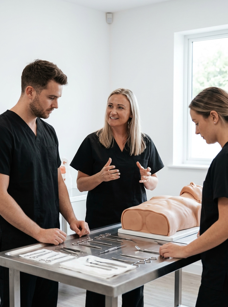 Formación práctica en preparación y conservación de cuerpos